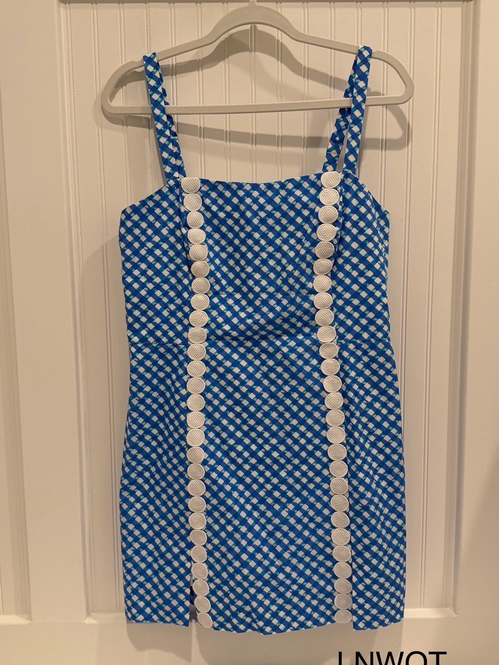 Lilly Pulitzer Blue and White Romper/Dress